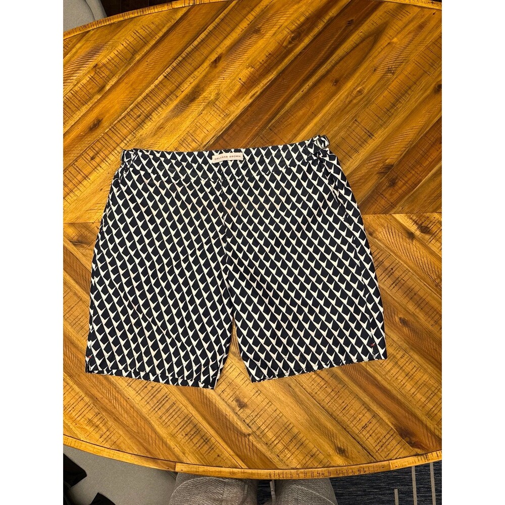 Orlebar Brown OB Classic Dane 2 Swim Shorts Navy Geometric Men’s 36